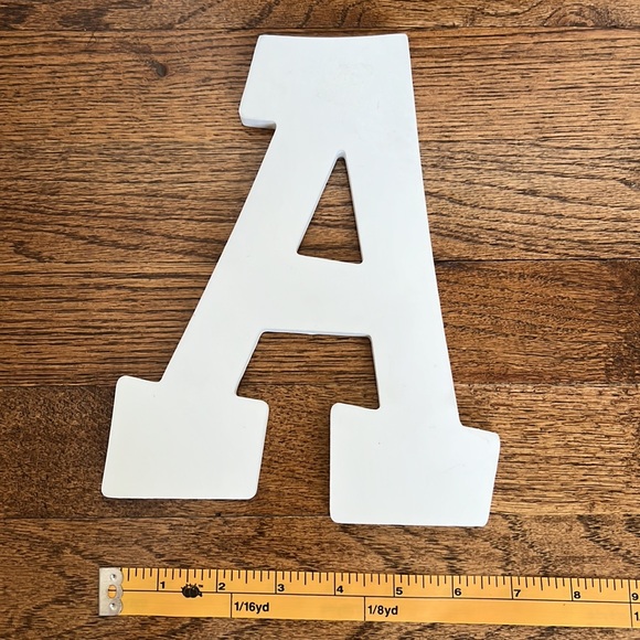 Letter “A” initial wall hanging - Picture 3 of 6